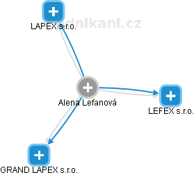 Alena Lefanová - Vizualizace  propojení osoby a firem v obchodním rejstříku