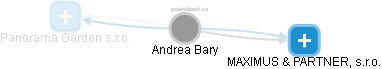 Andrea Bary - Vizualizace  propojení osoby a firem v obchodním rejstříku