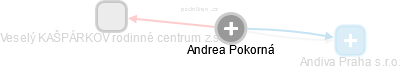  Andrea P. - Vizualizace  propojení osoby a firem v obchodním rejstříku