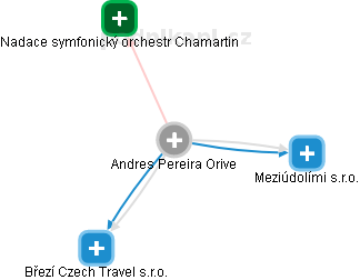Andres Pereira Orive - Vizualizace  propojení osoby a firem v obchodním rejstříku