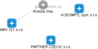  Andrzej G. - Vizualizace  propojení osoby a firem v obchodním rejstříku