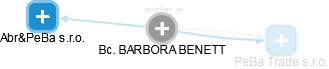 BARBORA BENETT - Vizualizace  propojení osoby a firem v obchodním rejstříku