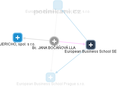 JANA BOČÁŇOVÁ - Vizualizace  propojení osoby a firem v obchodním rejstříku