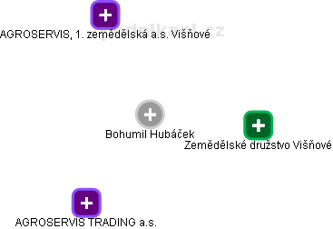 Bohumil Hubáček - Vizualizace  propojení osoby a firem v obchodním rejstříku