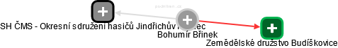 Bohumír Břinek - Vizualizace  propojení osoby a firem v obchodním rejstříku