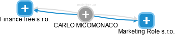  Micomonaco C. - Vizualizace  propojení osoby a firem v obchodním rejstříku