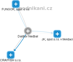 Dalibor Nedbal - Vizualizace  propojení osoby a firem v obchodním rejstříku