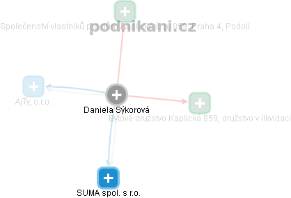 Daniela Sýkorová - Vizualizace  propojení osoby a firem v obchodním rejstříku