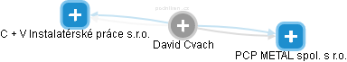  David C. - Vizualizace  propojení osoby a firem v obchodním rejstříku