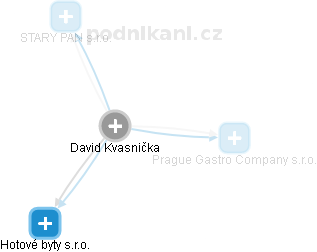 David Kvasnička - Vizualizace  propojení osoby a firem v obchodním rejstříku