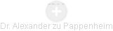 Alexander zu Pappenheim - Vizualizace  propojení osoby a firem v obchodním rejstříku