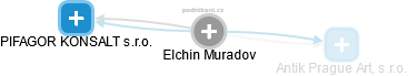 Elchin M. - Vizualizace  propojení osoby a firem v obchodním rejstříku
