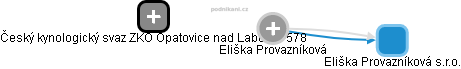  Eliška P. - Vizualizace  propojení osoby a firem v obchodním rejstříku