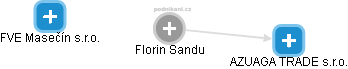 Florin Sandu - Vizualizace  propojení osoby a firem v obchodním rejstříku