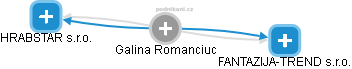 Galina Romanciuc - Vizualizace  propojení osoby a firem v obchodním rejstříku
