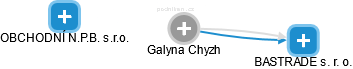 Galyna Chyzh - Vizualizace  propojení osoby a firem v obchodním rejstříku