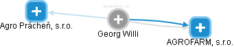 Georg Willi - Vizualizace  propojení osoby a firem v obchodním rejstříku