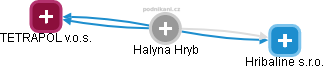 Halyna Hryb - Vizualizace  propojení osoby a firem v obchodním rejstříku