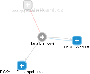 Hana Elsnicová - Vizualizace  propojení osoby a firem v obchodním rejstříku