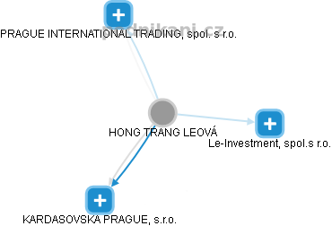 Hong L. - Vizualizace  propojení osoby a firem v obchodním rejstříku
