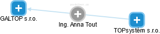 Anna Tout - Vizualizace  propojení osoby a firem v obchodním rejstříku