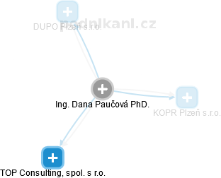 Dana Paučová - Vizualizace  propojení osoby a firem v obchodním rejstříku