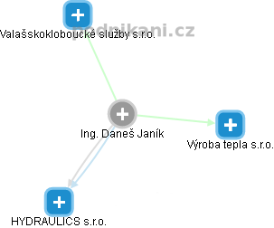 Daneš Janík - Vizualizace  propojení osoby a firem v obchodním rejstříku