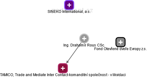  Drahomír R. - Vizualizace  propojení osoby a firem v obchodním rejstříku