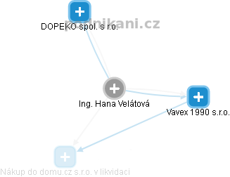 Hana Velátová - Vizualizace  propojení osoby a firem v obchodním rejstříku