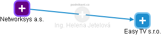Helena Jetelová - Vizualizace  propojení osoby a firem v obchodním rejstříku