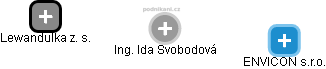  Ida S. - Vizualizace  propojení osoby a firem v obchodním rejstříku