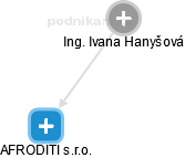  Ivana H. - Vizualizace  propojení osoby a firem v obchodním rejstříku