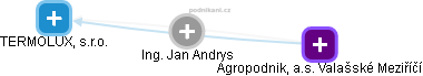 Jan Andrys - Vizualizace  propojení osoby a firem v obchodním rejstříku
