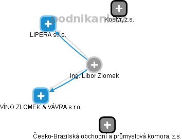 Libor Zlomek - Vizualizace  propojení osoby a firem v obchodním rejstříku