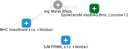 Marek Březa - Vizualizace  propojení osoby a firem v obchodním rejstříku