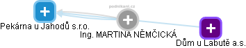 MARTINA NĚMČICKÁ - Vizualizace  propojení osoby a firem v obchodním rejstříku