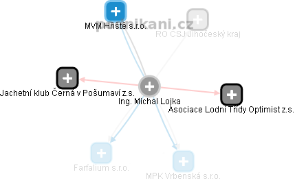 Michal Lojka - Vizualizace  propojení osoby a firem v obchodním rejstříku