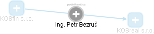 Petr Bezruč - Vizualizace  propojení osoby a firem v obchodním rejstříku