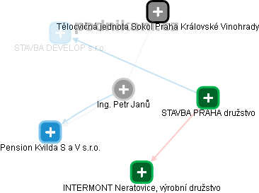 Petr Janů - Vizualizace  propojení osoby a firem v obchodním rejstříku