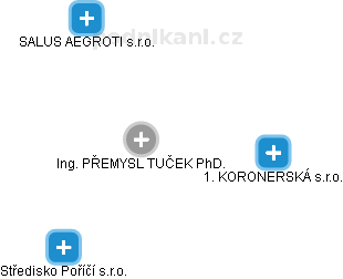 PŘEMYSL TUČEK - Vizualizace  propojení osoby a firem v obchodním rejstříku