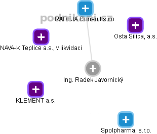 Radek Javornický - Vizualizace  propojení osoby a firem v obchodním rejstříku