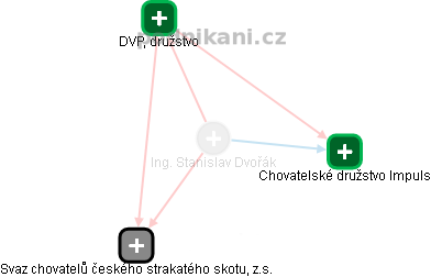  Stanislav D. - Vizualizace  propojení osoby a firem v obchodním rejstříku