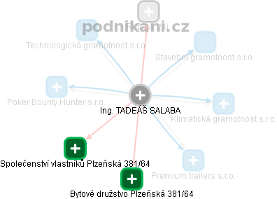  Tadeáš S. - Vizualizace  propojení osoby a firem v obchodním rejstříku