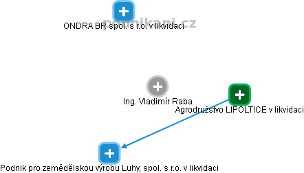 Vladimír Raba - Vizualizace  propojení osoby a firem v obchodním rejstříku