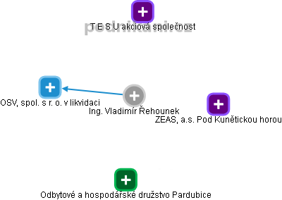 Vladimír Řehounek - Vizualizace  propojení osoby a firem v obchodním rejstříku