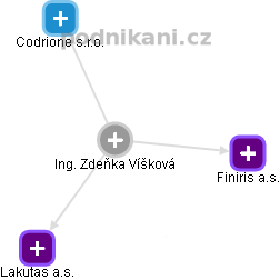Zdeňka Víšková - Vizualizace  propojení osoby a firem v obchodním rejstříku