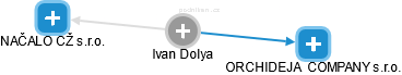 Ivan Dolya - Vizualizace  propojení osoby a firem v obchodním rejstříku
