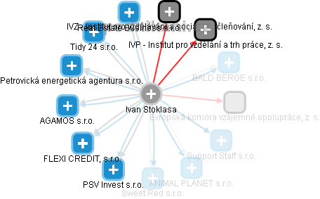 Ivan Stoklasa - Vizualizace  propojení osoby a firem v obchodním rejstříku