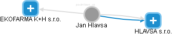  Jan H. - Vizualizace  propojení osoby a firem v obchodním rejstříku