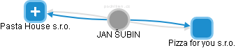 JAN ŠUBIN - Vizualizace  propojení osoby a firem v obchodním rejstříku